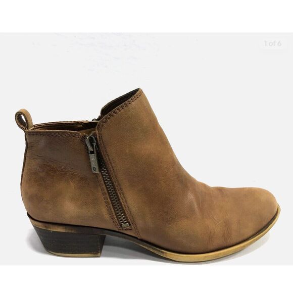 Lucky Brand Women’s Basel Bootie Brown Size 10M - Picture 1 of 13